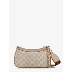 Ophidia shoulder bag in GG Supreme fabric and leather