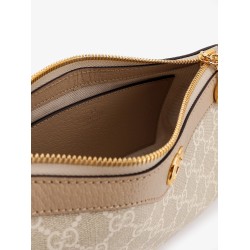 Ophidia shoulder bag in GG Supreme fabric and leather