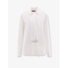 Cotton popeline shirt with iconic metal horsebit