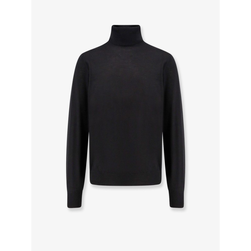 Cashmere and silk turtleneck