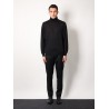 Cashmere and silk turtleneck