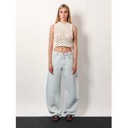 Low Round Ice Denim jeans