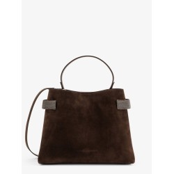 Suede shoulder bag
