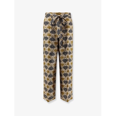 Timec multicolor silk trousers