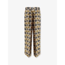 Timec multicolor silk trousers