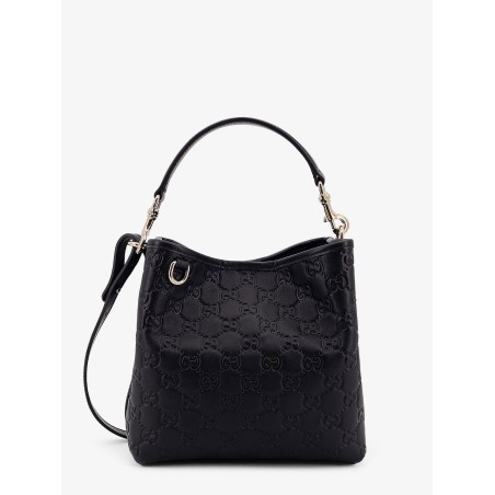 GG Emblem leather bucket bag