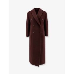 Double-breasted cashmere coat