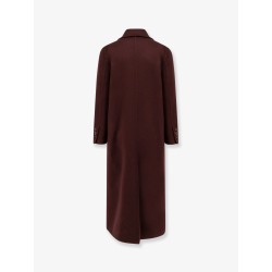 Double-breasted cashmere coat