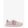 Low-top lace sneakers with suede inserts