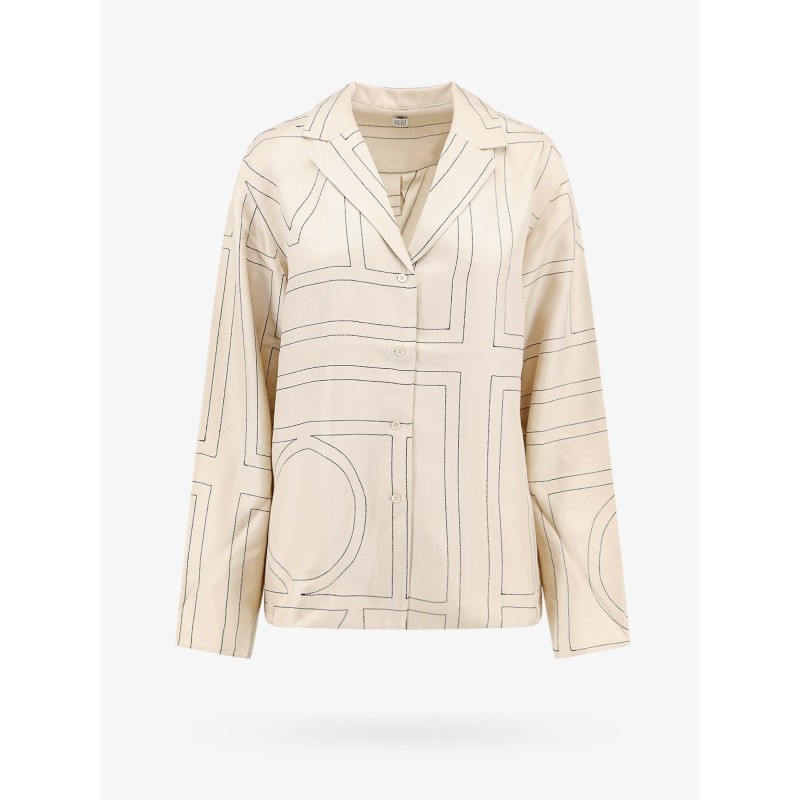 Pajamas silk shirt