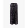 Silk pajamas trouser with Monogram embroidery