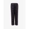 Silk pajamas trouser with Monogram embroidery