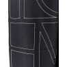 Silk pajamas trouser with Monogram embroidery