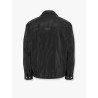 Oversize leather jacket
