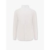 Cotton shirt with plastron