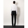 Cotton shirt with plastron