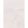 Cotton shirt with plastron