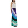 MAXI PANTS WITH IRIS PRINT