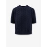 Dominus wool sweater with cable knit