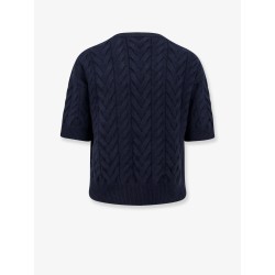Dominus wool sweater with cable knit