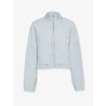 Round denim jacket