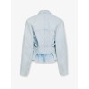 Round denim jacket
