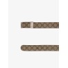 GG Supreme Fabric and leather belt