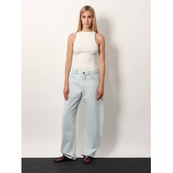 Halter cotton and viscose bodysuit