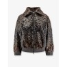 Mohair cardigan with all-over sequins