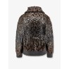 Mohair cardigan with all-over sequins