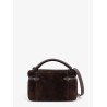 Suede shoulder bag