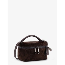 Suede shoulder bag