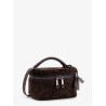 Suede shoulder bag