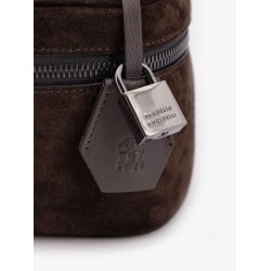 Suede shoulder bag