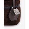 Suede shoulder bag