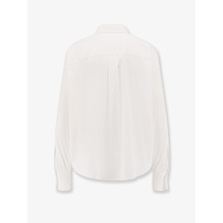 Cotton blend shirt with Monili detail