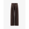 Denim trousers with lurex profile