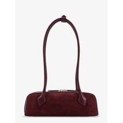 Teckel Small suede shoulder bag