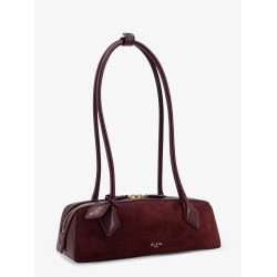 Teckel Small suede shoulder bag
