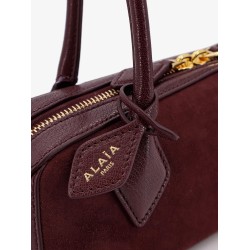 Teckel Small suede shoulder bag