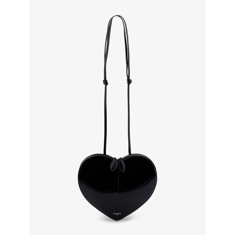 Le Coeur patent leather shoulder bag