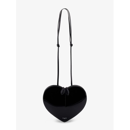 Le Coeur patent leather shoulder bag