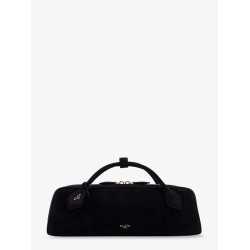 Teckel Clutch suede handbag