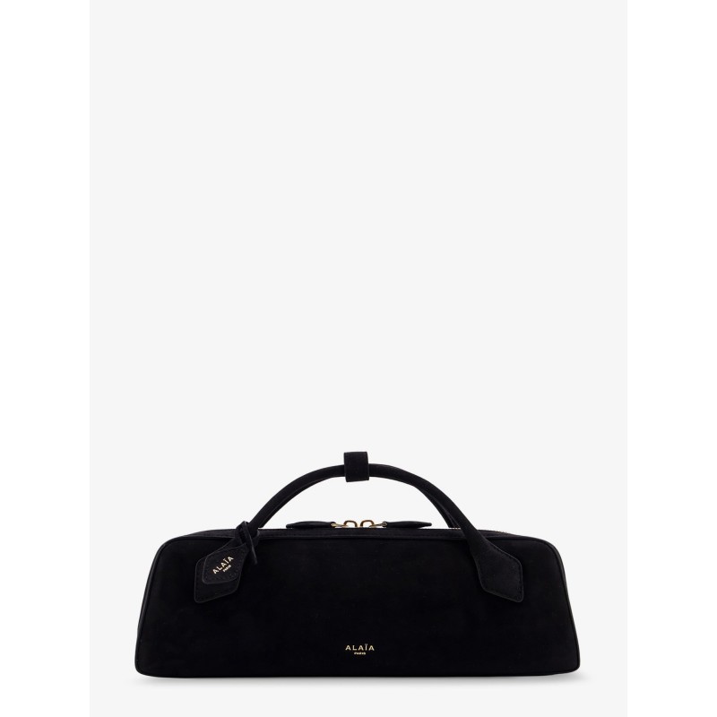 Teckel Clutch suede handbag