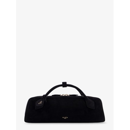 Teckel Clutch suede handbag