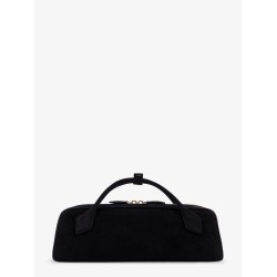 Teckel Clutch suede handbag