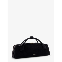 Teckel Clutch suede handbag