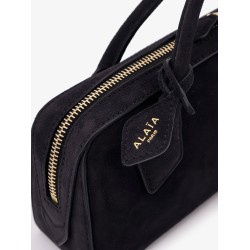 Teckel Clutch suede handbag