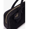 Teckel Clutch suede handbag