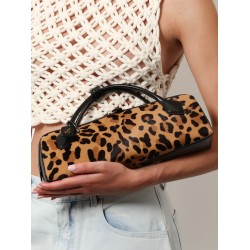 Teckel leopard haircalf Clutch